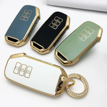 soft waterproof easily install tpu key cover accessories for kia ev6 car keychain accessories with key ring anti-lost