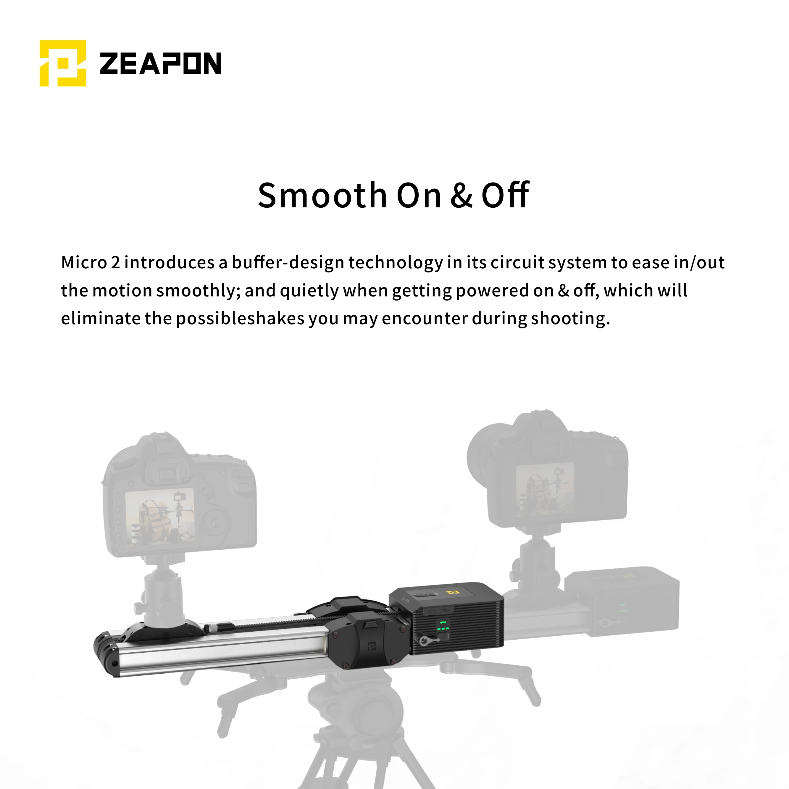 Zeapon Motorized Micro 2 + Easylock 2 Camera Rail Slider Aluminum 【受注生産品】 Zeapon Micro 2 + EASYLOCK2 その他