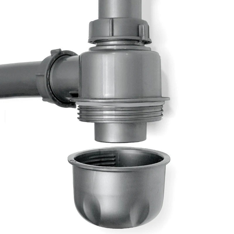 product support customization adjustable anti smell kitchen sink drain waste pipe fitting plastic pp strainer-5