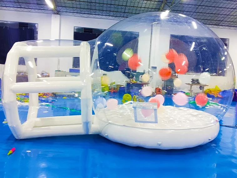 Customized outdoor tents Inflatable bubble house slide for kids games inflatable bounce house bubble dome