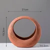Red pottery flower basket