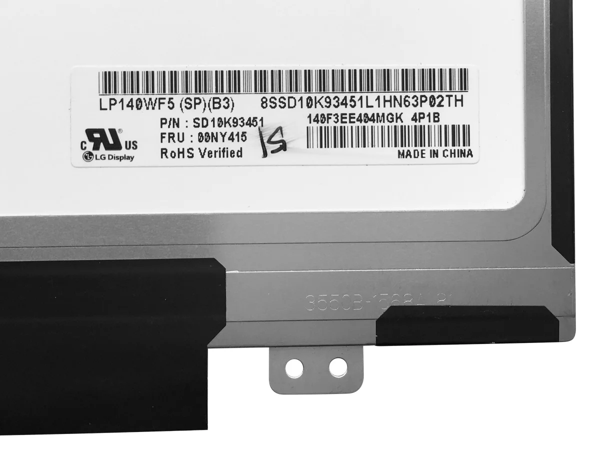 HK-HHT ЖК-экран для ноутбука Lenovo Thinkpad T460 T460S 40pin FHD сенсорный