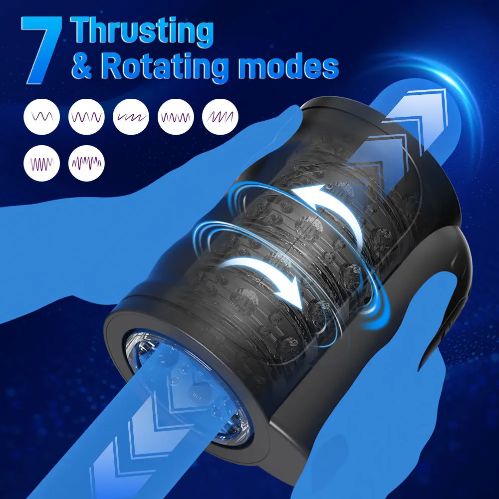 MELO Big Size Vibrations Masturbation Cup with Base Sucking Male  Masturbator Cup Artificial Vagina Real Pussy Sex Toy for Men