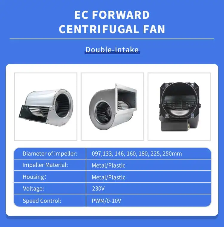 Plug Fan, 133mm, 1000mm, AHU, Plastic - detail 24