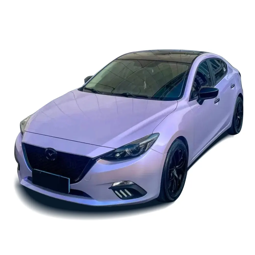 Kooppf Gloss TPU Silver Purple Color PPF High Gloss Paint Protection Film Car Wrapping 1.52 16M