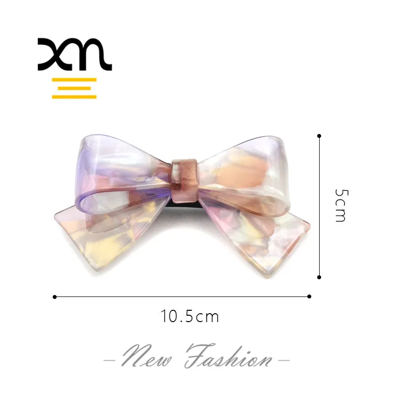 Индивидуальная Корейская заколка для волос для взрослых, банты, зажимы для девочек, оптовая продажа, акриловые ацетатные красивые французские заколки для волос, зажимы для бантов для женщин