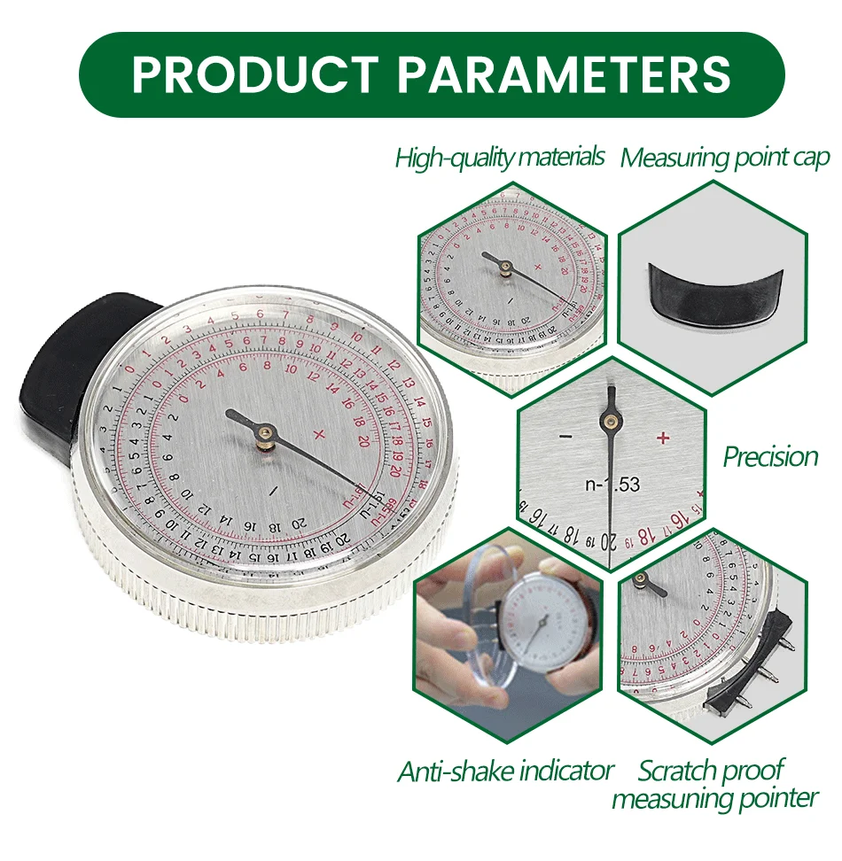 Ophthalmic Pachymeter Optometry Equipment Lenses A12 Digital Redian Thickness Apparatus