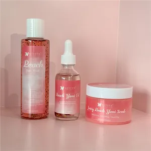 NOYEON Low MOQ Private Label Feminine Peach Yoni Wash Brightening Scrub Salt Exfoliator with pH Balance for Cleaning