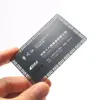 นามบัตรโลหะสีดำ