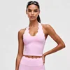 Top corto rosa fiorito