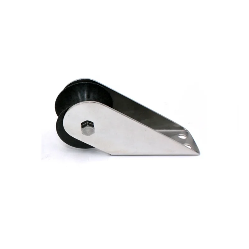 ROLO DE ÂNCORA COM ÚNICA RODA EM AÇO INOX AISI316