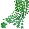 36 feuilles vertes de patate douce de 2,3 m de long