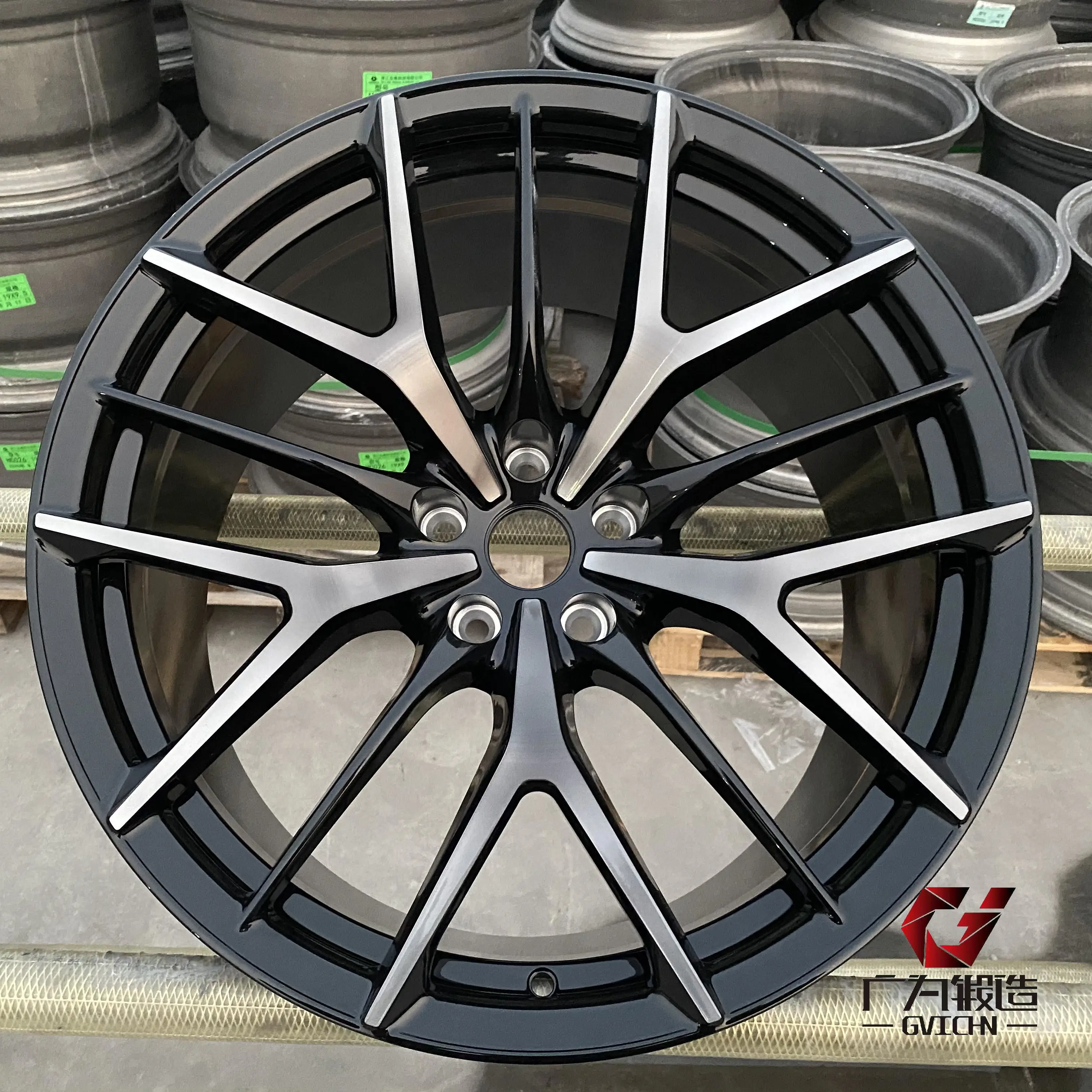 GVICHN Custom 16 17 18 19 20 21 22 inch Forged 6061 T6 Alloy Wheel Rim 5x112 5x114.3 5x120 Concave Passenger Car Wheels Matte