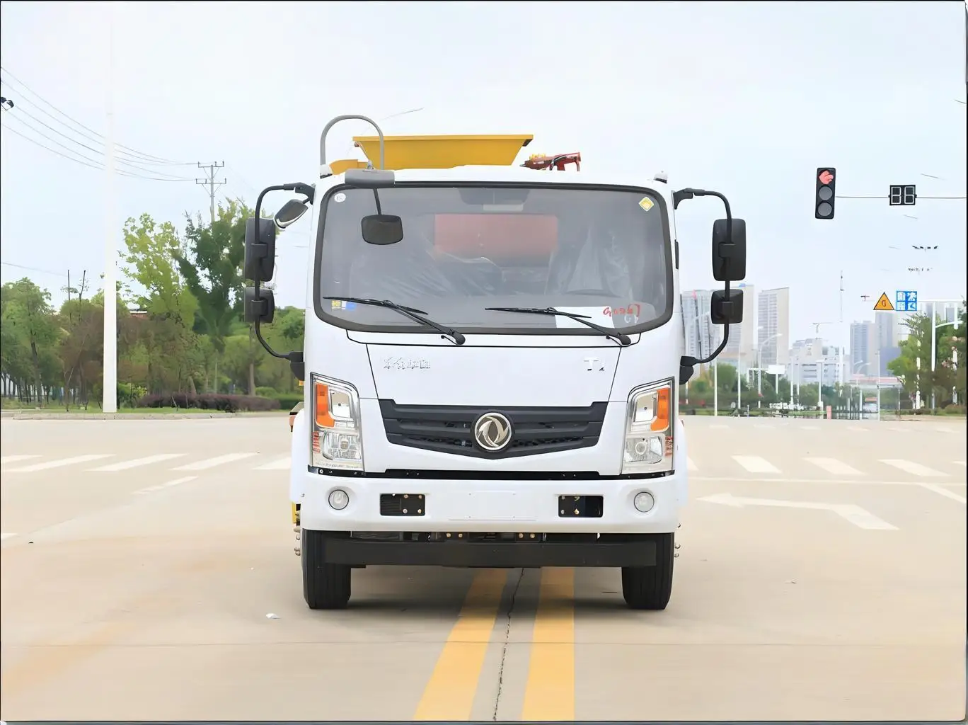 Factory Price 8 Cubic Meter Transporting Kitchen Food Waste Kitchen Waste Truck Garbage Truck
