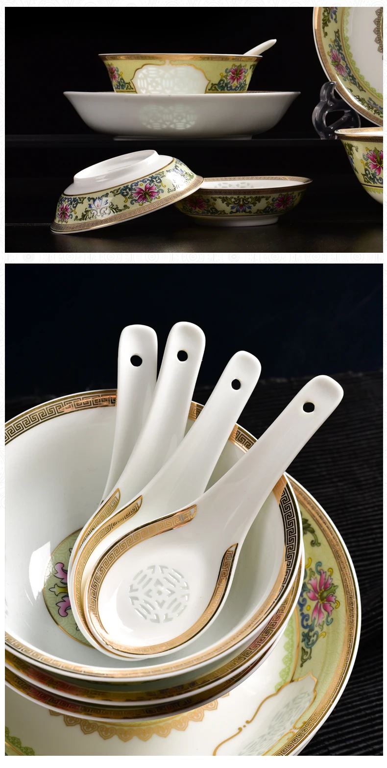 The only exquisite porcelain tableware set officially designated by the China Pavilion Banquet Porcelain of Dubai World Expo manufacture