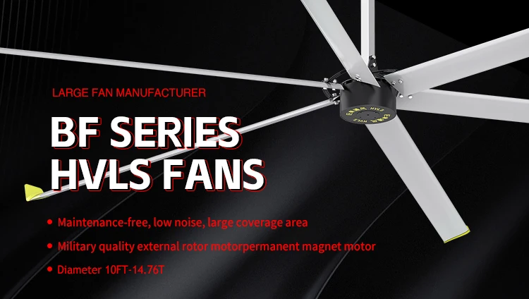 Drive Gearless Hvls Fan, JULAI, 10ft, 3m, PMSM - detail 2