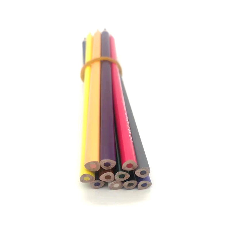 12 matite colorate naturali in legno fsc per scrivere e colorare tipo pastelli Memo
