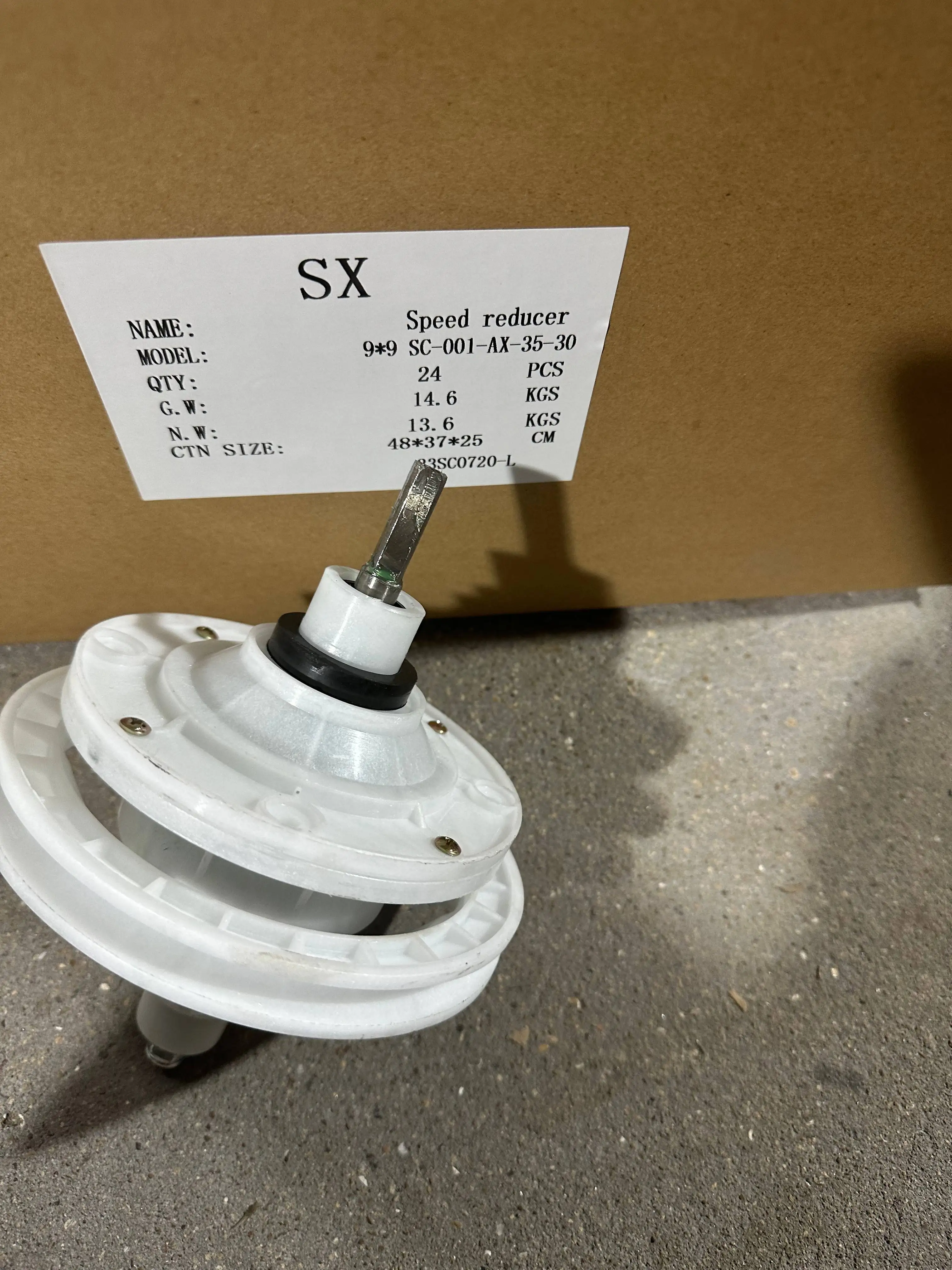 Washing Machine Gear Box square 9x9 -AX-35-30/ Washing Machine Speed ...