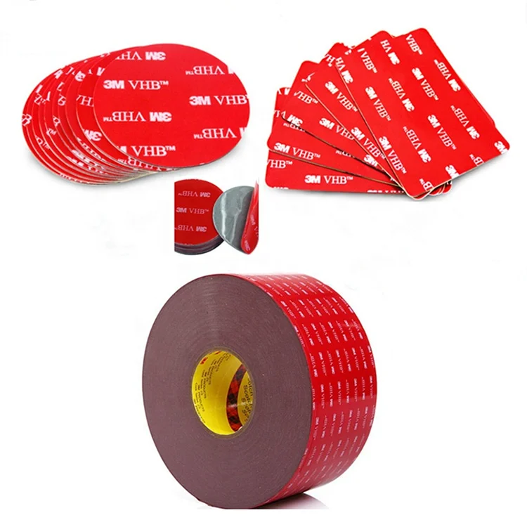 Vhb Acrylic Foam Adhesive Tape Custom Die Cut Tape For Any Shape 3 M Double Side Tape Buy Vhb Pad Foam Materials 4611 5915 Die Cut 4950 4926 4914 9496pc Acrylic