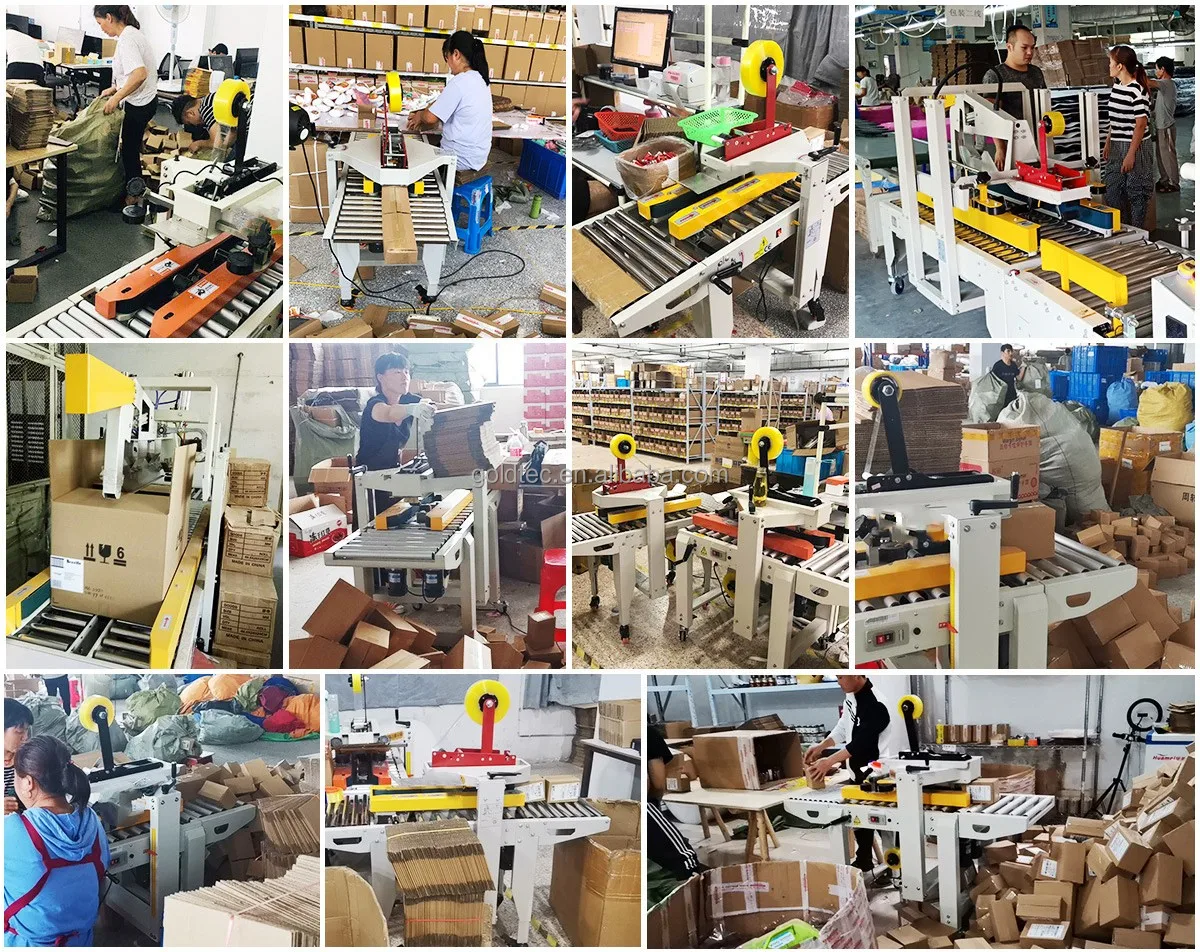Automatic Adjustable Box Self Flap Folding Sealing Closing Packing ...