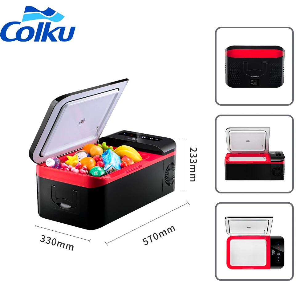 12 В 24 Мини Портативный охлаждающий холодильник с двойной температурой и компрессором постоянного тока