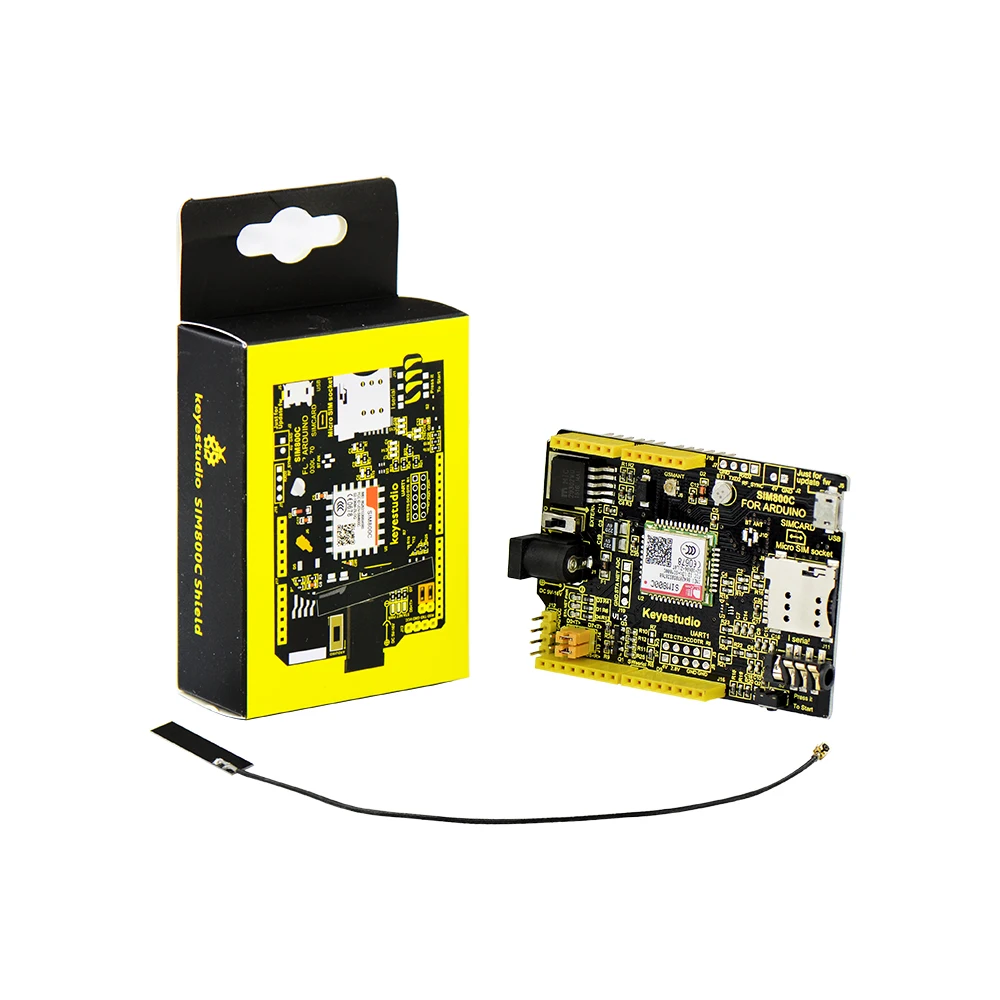 Keyestudio SIM800C GPRS GSM Shield With Antenna for Arduino