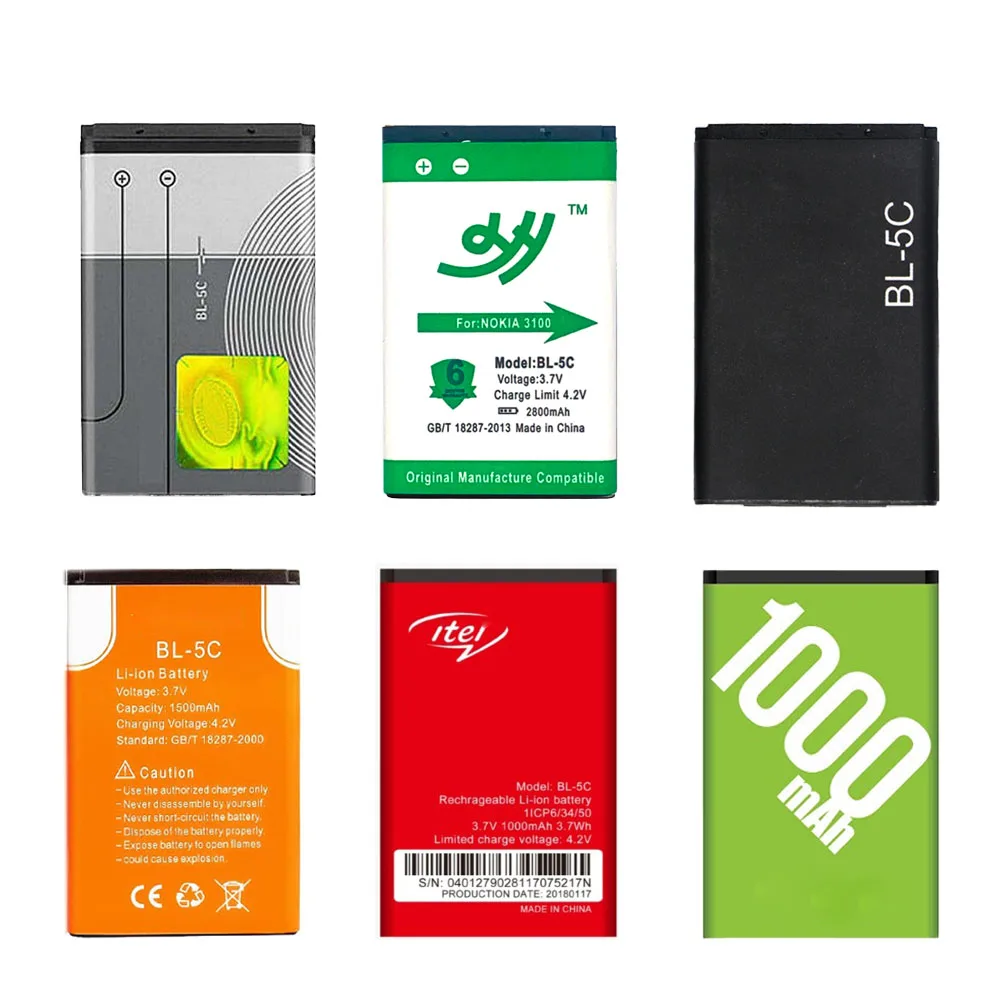 Batteria Originale Nokia BL-5C 1020mAh - Per Nokia 207, 208, Asha Series E Altri - Foto 10