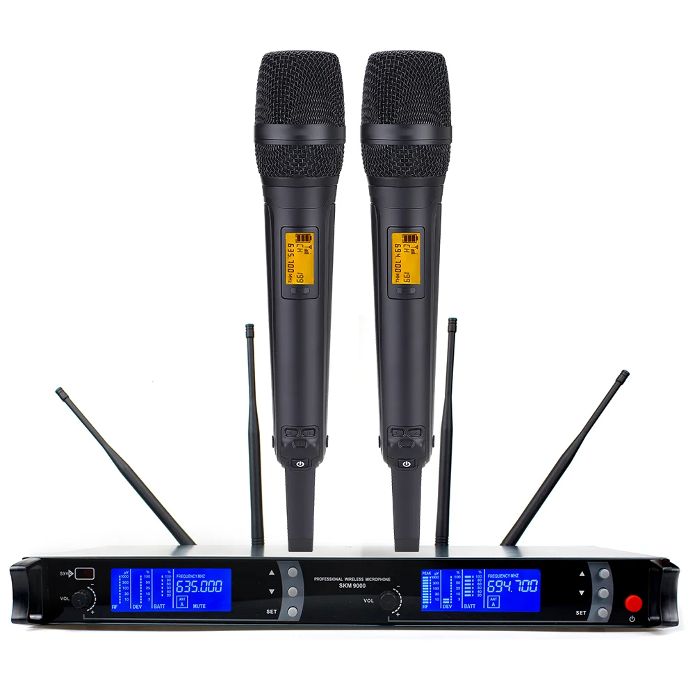 プロ仕様UHFワイヤレスマイクシステム Wireless Microphone Amazon.com: Phenyx Pro Wireless Microphone System, 4-Channel