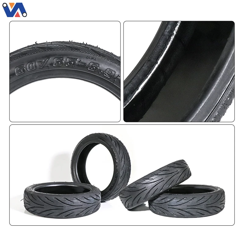 65 69 outer tire with glue for kukirin g2 electric scooter tire replacement self  sealing 10 inch scooter tire-6