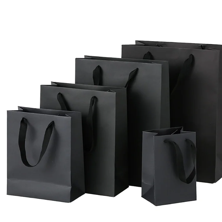 Ordine Minimo Personalizzato Logo Marchio Luxuoso Sacchetto di Carta per Acquisti Regali per Vestiti
