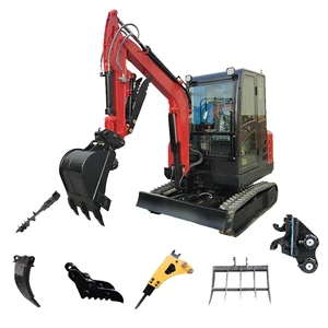 Factory Price Mini Trench Digger Excavator Construction Machine Mini Excavator