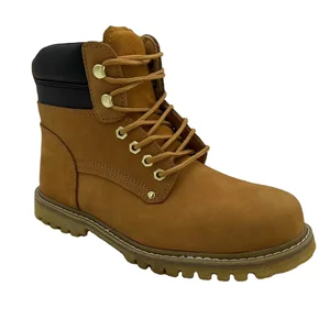 JDS Wholesale High Quality Men Boots Low MOQ Genuine Leather Cheap Men Boots