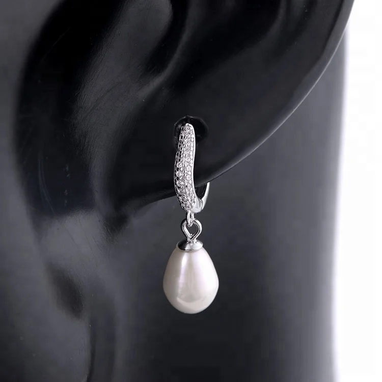 Set Di Orecchini In Argento 925 Con Perle D'Acqua Dolce - 3 Pezzi (3-7mm) Per Donna
