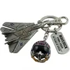 Purple-red striped helmet keychain