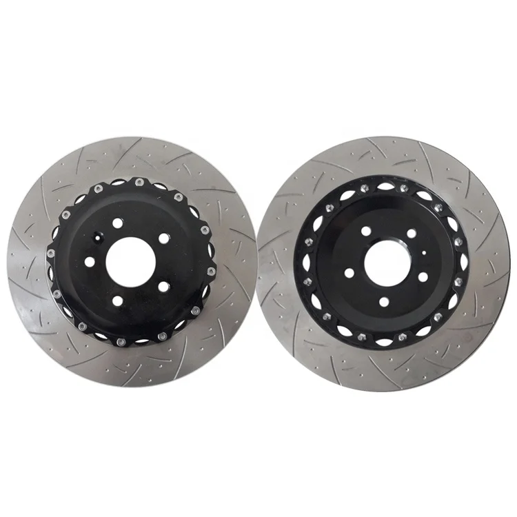 Drilled and Slotted Performance Floating Brake Disc for  Audi S6