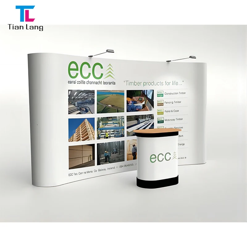 天朗 8x8フィート ポータブル テンションファブリック パーティー装飾 結婚式 イベント 調整可能 バックドロップスタンド