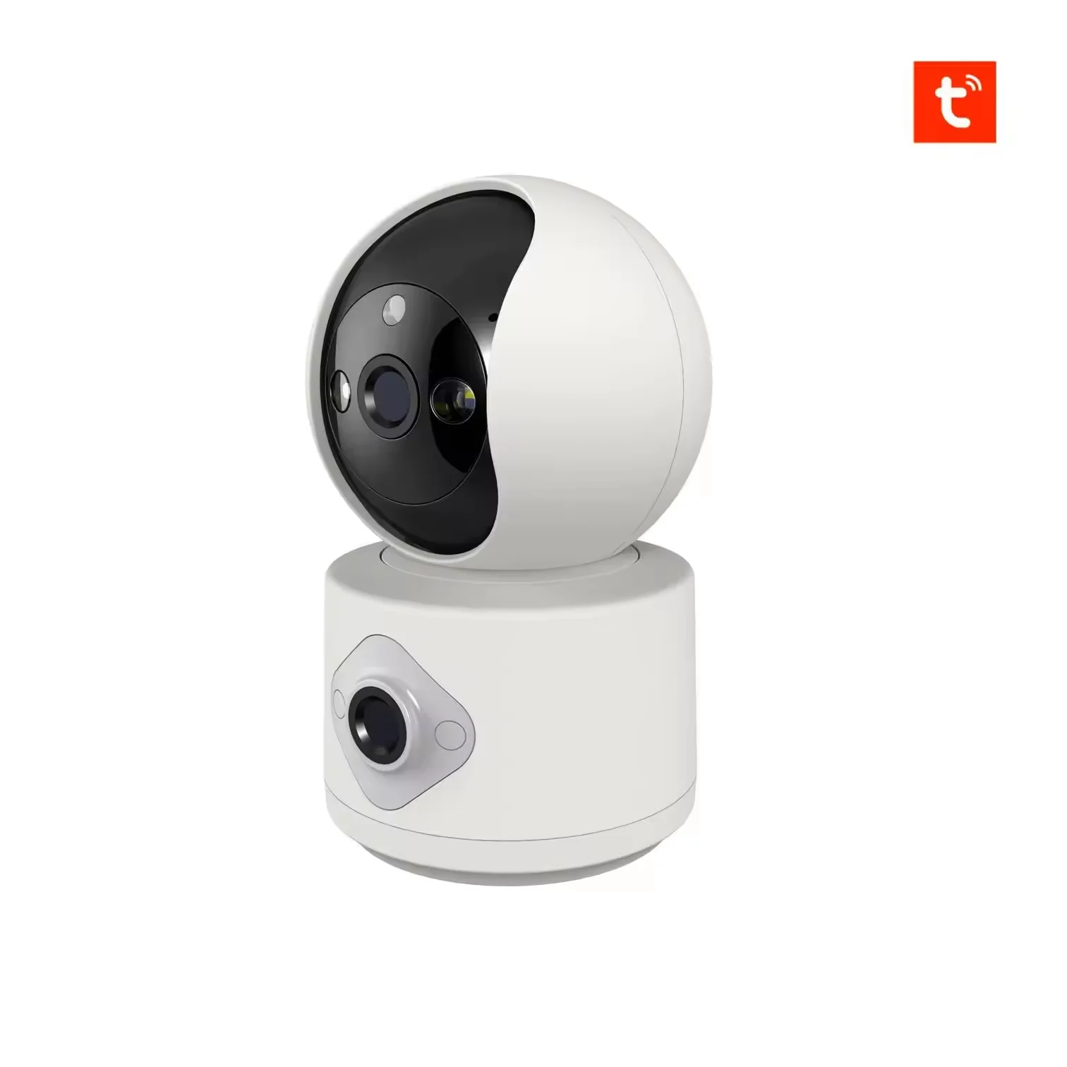 Dual Lens Tuya Cctv Camera Tuya 4K Dual Lens Wifi IP Camera