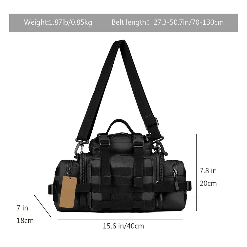 FREE SAMPLE Assault Bags Shoulder Bag for Fishing Gym Practical Shoulder Bag