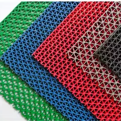 Anti-slip PVC S Mat Rolls Price 5mm 6mm Thickness Floor Door Mat ZIG-ZAG Outdoor Entrance Bathroom Carpet