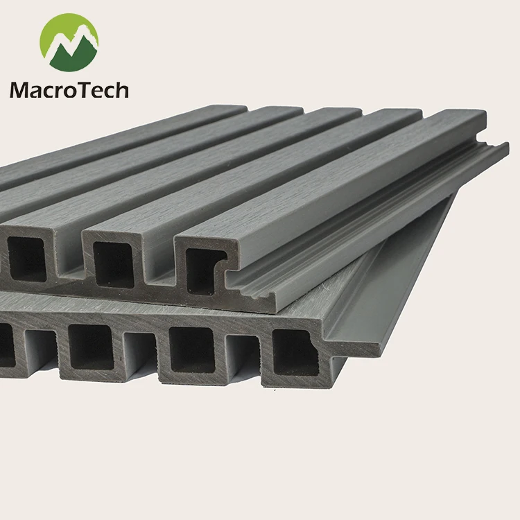 Sound proof 3d wall panels wood plastic composite decking wall cladding for outdoor