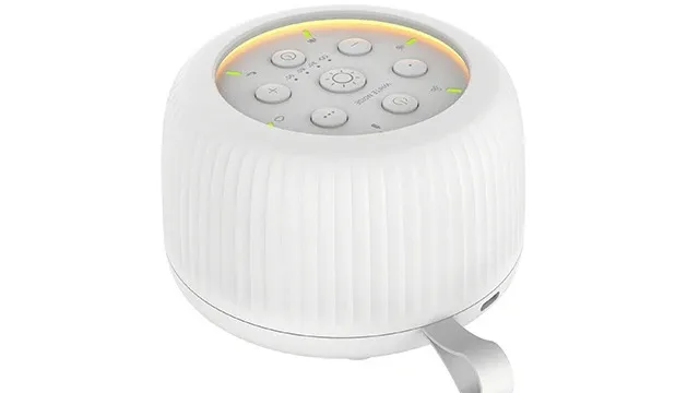 White Noise Machine Baby Sound Smart Night Light Sleep Soother Aid ...