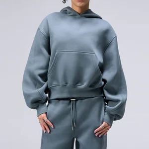 Women Clothing High Quality Heavyweight Cotton Oversized Hoodie For Women Streetwear Pullover Style ODM Service