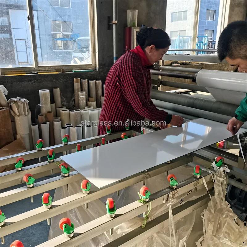 product 3mm 4mm 5mm 6mm vinyl backing gym safety wall mirror glass for dance studio-1