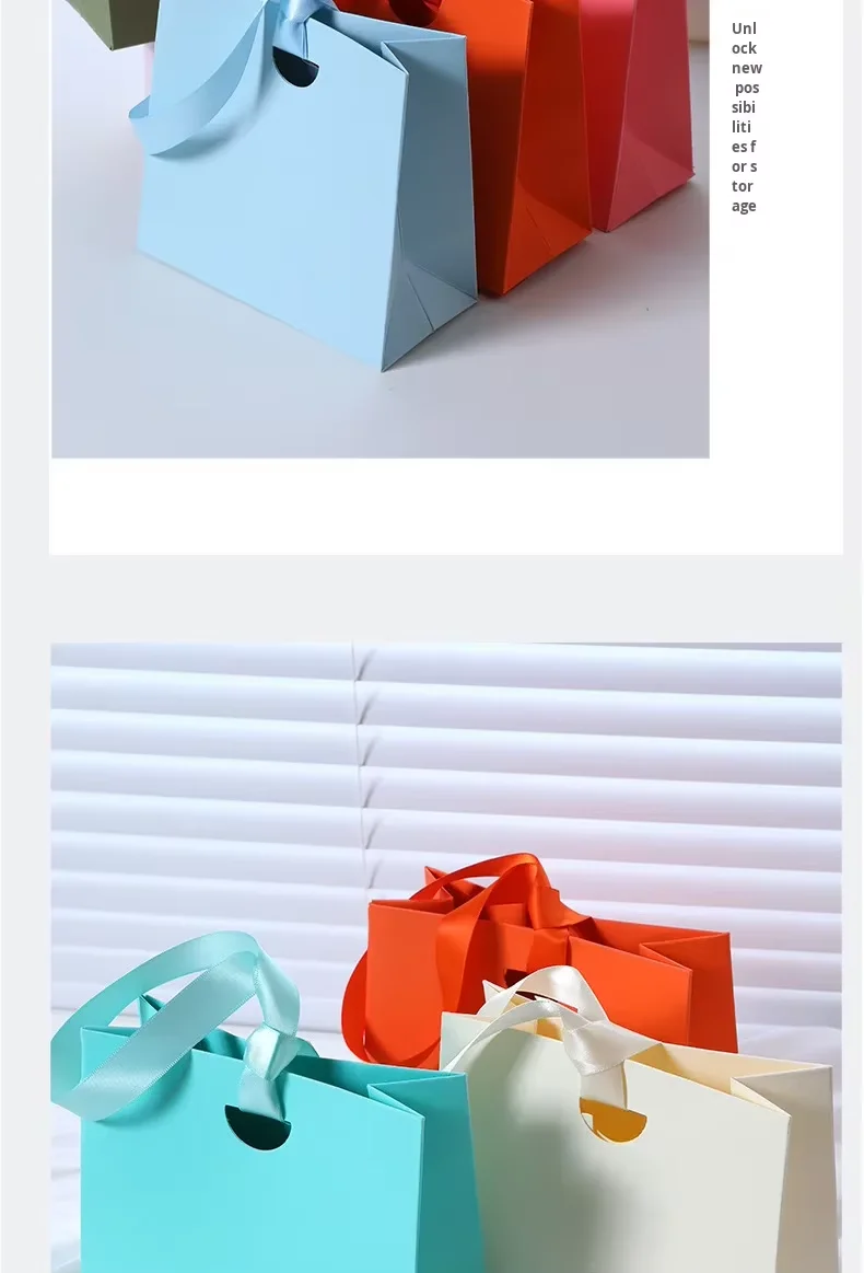 Color comparison of solid color packaging bags