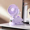 Ventilador de spray con clip F7-púrpura