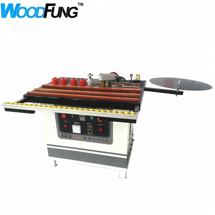 MY08 ПВХ деревянный шпон, изогнутый ручной Кромкооблицовочный станок