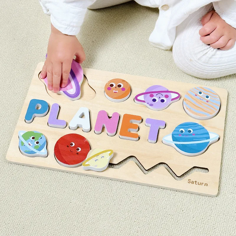 Multi-functional baby wooden toys kids sensory montessori early education wooden busy board for toddler manufacture