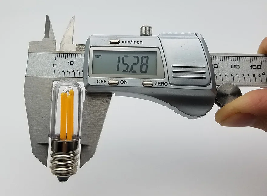 E12 E14 T15 LED filament bulb  DC 12V 110V 220V