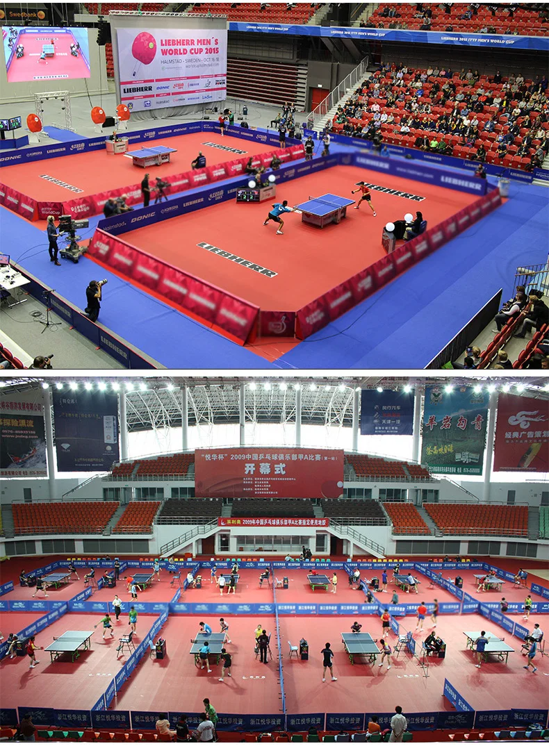 Table Tennis Floor for pvc ittf table tennis floor /futsal basketball tennis indoor ping  floor mat/plastic sports flooring