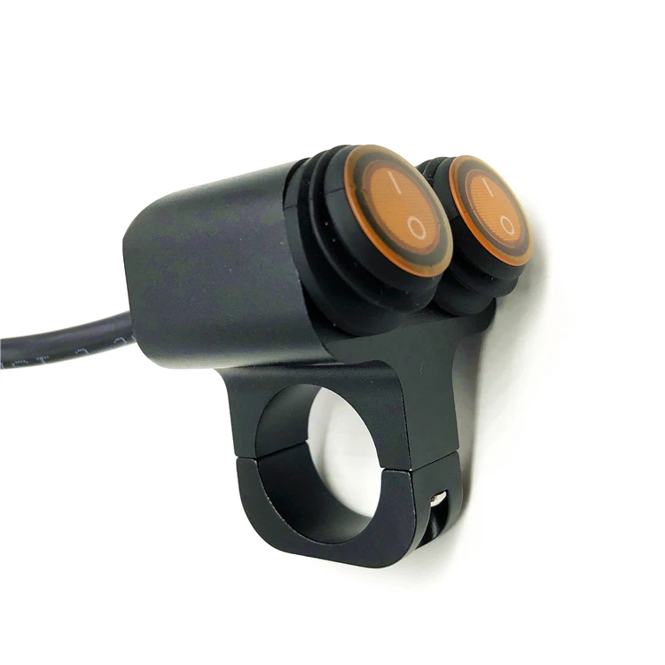 12v On-off Waterproof Aluminium Alloy Motorcycle Handlebar Fog Light Switch